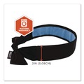 Head & Face Protection | Ergodyne 12565 Chill-Its 6700CT One Size Fits Most Cooling Bandana PVA Tie Headband - Black image number 6