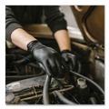 Food Service Disposable & Single Use Gloves | Ammex GPNB49100 5 mil Industrial Powder-Free Nitrile Gloves - XX-Large, Black (1000/Carton) image number 3