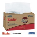 Cleaning Cloths & Wipes | WypAll 01772 L10 SANI-PREP POP-UP Box 1-Ply 10.25 in. x 10.5 in. Dairy Towels - White (110/Pack, 18 Packs/Carton) image number 2