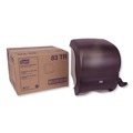 Towel Dispensers | Tork 83TR 12.49 in. x 8.6 in. x 12.82 in. Compact Hand Towel Roll Dispenser - Smoke (1/Carton) image number 1