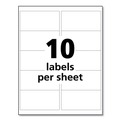 Perforated Roll & Hand Towels | Avery 60525 UltraDuty 2 in. x 4 in. GHS Chemical Waterproof and UV Resistant Labels - White (500/Pack) image number 7