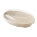 Food Containers & Lids | World Centric BOLCSUBBS 8 in. Diameter PLA Plastic Lids for Fiber Burrito Bowls - Clear (400/Carton) image number 0