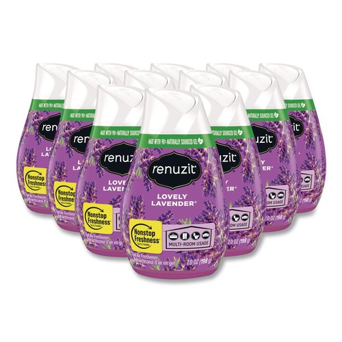 Air Fresheners & Odor Eliminators | Renuzit 43133 7 oz Cone Adjustables Air Freshener - Lovely Lavender (12/Carton) image number 0