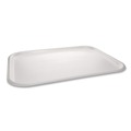 Aluminum Pans & Lids | Pactiv Corp. BTK101360000 18 in. x 14 in. Laminated Foam Serving Tray - White (100/Carton) image number 1