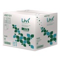 Perforated Roll & Hand Towels | Livi Ultra Premium 492101 Kitchen Roll Towel 2-Ply 5-in x 11-in White 6 Rolls/Pack 4 Packs/Carton image number 2