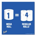 Toilet Tissues | Scott 54245 ComfortPlus 1-Ply Septic Safe Mega Roll Toilet Paper - White (24/Carton) image number 7