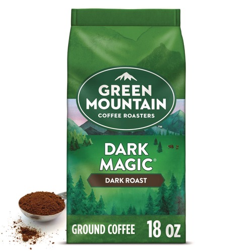 Coffee - Caffeinated | Green Mountain Coffee 5000379130 18 oz Bag Ground Coffee - Dark Magic image number 0