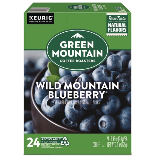 Coffee - Caffeinated | Green Mountain Coffee 5000366902 Fair Trade Coffee K-Cups - Wild Mountain Blueberry (24/Box) image number 0