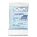 Glassware Cleaners | Clean Quick 02584 1 oz. Packet Powdered Chlorine-Based Sanitizer (100/Carton) image number 2