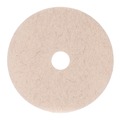 Floor Pads-Cleaning, Buffing & Polishing | Boardwalk BWK4021NHE 21 in. Diameter Natural Hog Hair Burnishing Floor Pads - Tan (5/Carton) image number 0