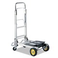 Carts & Trucks | Safco 4050 400 lbs. Capacity 15-1/2 in. x 43 in. x 36 in. Aluminum Hideaway Convertible Truck image number 1