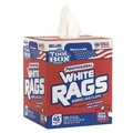 Perforated Roll & Hand Towels | Sellars 58202 1-Ply 9.8 x 12 TOOLBOX Rags - White (6/Carton) image number 1