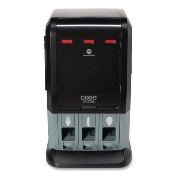  | Dixie DUSSTDSP3MINI 13.15 x 31.03 x 17.5 Tri-Tower Mini Dispenser - Black/Gray