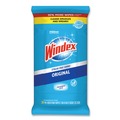 Cleaning Cloths & Wipes | Windex 378032 7 in. x 8 in. Cloth Glass and Surface Wet Wipe - Unscented White image number 0