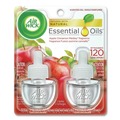 Metered Dispenser Refills | Air Wick 62338-95499 0.67 oz. Scented Oil Refill - Apple Cinnamon Medley (2/Pack) image number 0