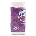 Cleaning Cloths & Wipes | LYSOL Brand 19200-56264 Disinfecting Wipes, 1-Ply, 7 x 7.25, Lavender and Cotton Blossom, White, 80 Wipes/Canister image number 3