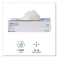 Janitorial Disposable & Single Use Gloves | Boardwalk BWK361XLCT 3-3/5 mil Exam Vinyl Gloves - Extra Large, Clear (1000/Carton) image number 6