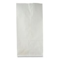 Grocery Bags | Ross & Wallace Paper Products 120308500PK/BL 6 in. x 3.88 in. x 12.5 in. #8 Size Grocery Paper Bags - White (500/Bundle) image number 3