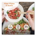 Food Containers & Lids | World Centric BB-SC-12N-LFP 4.5 in. Diameter x 2.5 in. H 12 oz. Paper Fiber Bowls - Natural (500/Carton) image number 3