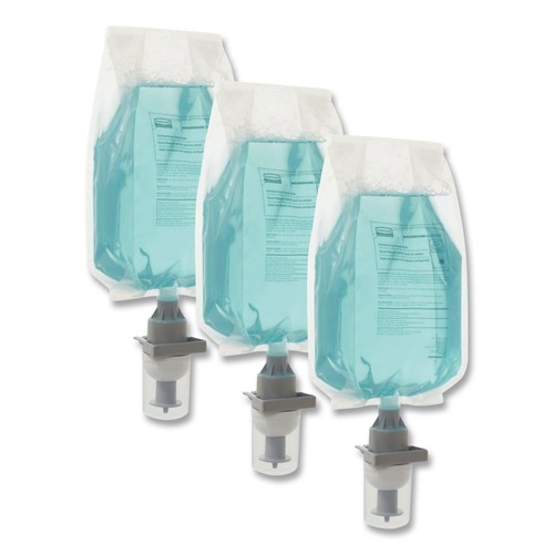 Soap Refills | Rubbermaid Commercial 3486571 1,300 mL Enriched-Foam Soap Refill - Vanilla/White Peach Scent (3/Carton) image number 0