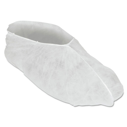 Foot Protection | Ansell 36885 A20 Breathable Particle Protection Shoe Covers - One Size Fits All, White (300/Carton) image number 0