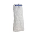 Mop Heads | Boardwalk BWK724REA 24 oz. Cut-End Lie-Flat Rayon Wet Mop Head - White image number 1
