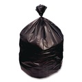 High-Density Trash Bags | Heritage Z6640VK R01 33 in. x 40 in. 16 mic 33 Gallon High-Density Waste Can Liners - Black (250/Carton) image number 0