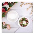 Bowls | Dart 12BWWQR 12 oz. Quiet Classic Laminated Foam Dinnerware Bowls - White (125/Pack) image number 3
