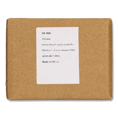 Vacuum Accessories | Green Klean GK-2846 GK-2846 Replacement Exhaust Filter (25/Carton) image number 0