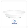 Bowls | Boardwalk CB12B1008125A 12 oz Paper Dinnerware Bowl - White (1000/Carton) image number 5