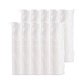 Cup Lids | Dart 8JL Vented Plastic Lids for 8 oz. to 10 oz. Hot/Cold Foam Cups - White (100/Pack, 10 Packs/Carton) image number 0