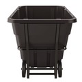 Carts & Trucks | Suncast Commercial RMTTSD150 1.5 cu. Yd. 1,300 lbs. Capacity Forkliftable Frame Standard Duty Tilt Truck - Black/Red image number 2