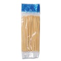 Straws/Stems/Sticks | AmerCareRoyal R806 6 in. Bamboo Paper Skewers - Natural (19200/Carton) image number 3
