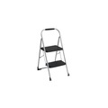 Step Stools & Ladders | Cosco 11308PBL1E 20.5 in. Working Height 22 in. Spread 200 lbs. Capacity 2-Step Big Step Folding Stool - Black/Gray image number 0