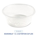 Cups | Boardwalk BWKPRTN15TS 1.5 oz Plastic Souffle/Portion Cups - Translucent (2500/Carton) image number 6