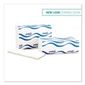 Perforated Roll & Hand Towels | Windsoft WIN105 9.25 in. x 9.5 in. 1-Ply Multifold Paper Towels - White (16 Packs/Carton) image number 2