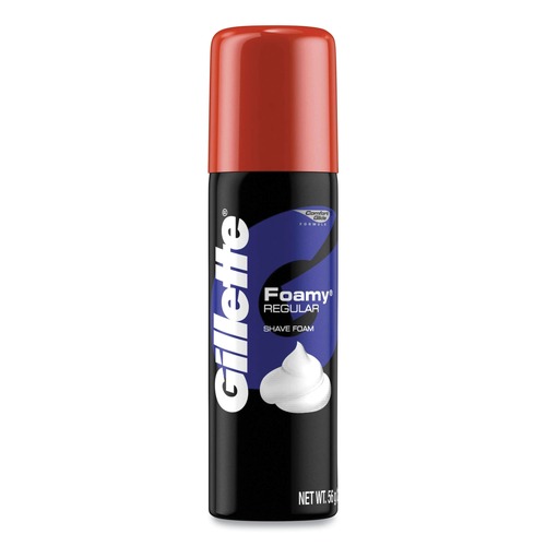 Shavers | Gillette 14501 2 oz. Aerosol Spray Can Foamy Shave Cream - Original Scent (48/Carton) image number 0