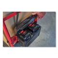 Carts & Trucks | Rubbermaid Commercial 2173663 0.5 mph to 3 mph DC Motor 60 V Lithium-Ion Battery Motorized Kit for 24 in. x 48 in. Platform Trucks - Medium Black/Red image number 3