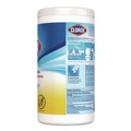 Cleaning Cloths & Wipes | Clorox 01628 7 in. x 7.75 in. 1-Ply Bleach Free Disinfecting Cleaning Wipes - Crisp Lemon White (6/Carton) image number 3