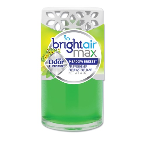 Metered Dispenser Refills | BRIGHT Air 900441 4 oz. Max Scented Oil Air Freshener - Meadow Breeze (6/Carton) image number 0