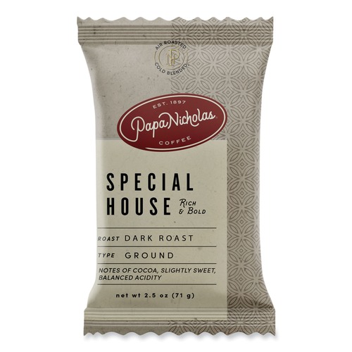 Coffee - Caffeinated | PapaNicholas Coffee 25185 Premium Coffee Special House Blend (18/Carton) image number 0