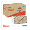 Cleaning Cloths & Wipes | WypAll 01772 L10 SANI-PREP POP-UP Box 1-Ply 10.25 in. x 10.5 in. Dairy Towels - White (110/Pack, 18 Packs/Carton) image number 5