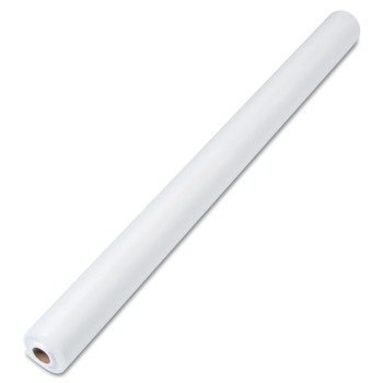 Tablemate LS4050WH 40 in. x 50 ft. Cut-To-Fit Linen-Soft Non-Woven Polyester Banquet Roll - White