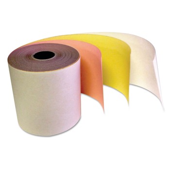 IMPRESO 341510 Carbonless Receipt Rolls 3-in X 67 Ft White/canary/pink 5/pack