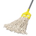 Mop Heads | Rubbermaid Commercial FGV11700WH00 20 oz. 1 in. Band Economy Cut-End Cotton Wet Mop Head - White (12/Carton) image number 2