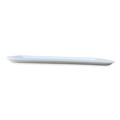 Food Containers & Lids | GEN 16SWH 11.63 in. x 7.25 in. x 0.54 in. #16S Meat Trays - White (250/Carton) image number 3