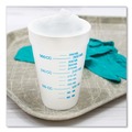 Medical Cups & Accessories | Dart 16J16GRA 16 oz. Graduated Foam Medical Cups - White (1000/Carton) image number 5