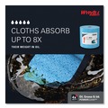 Perforated Roll & Hand Towels | WypAll 33241 9.8 in. x 12.2 in. Jumbo Roll Oil/Grease/Ink Cloths - Blue (717/Carton) image number 4