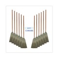 Brooms | Boardwalk BWK932YCT Yucca Corn Fiber Bristle Warehouse Brooms with 56 in. Handle - Natural (12/Carton) image number 5