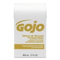 Soap Refills | GOJO Industries 9127-12 800 mL Gold and Klean Lotion Soap Bag-in-Box Dispenser Refill - Floral Balsam (12/Carton) image number 0